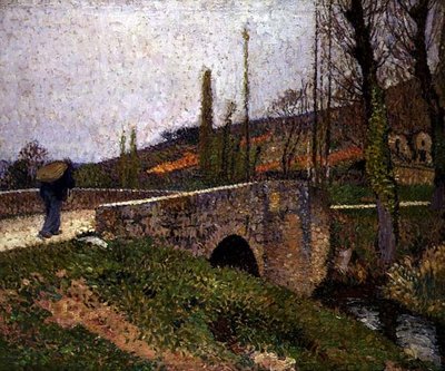 Den lilla bron, ca 1915 (olja på duk) av Henri Martin