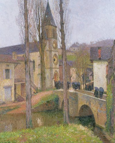 Dags för mässa på Labastide du Vert av Henri Martin