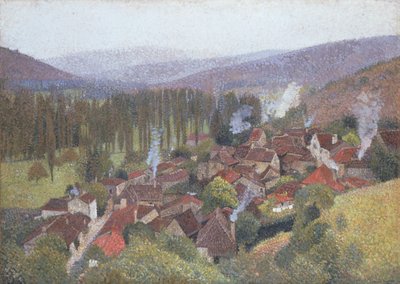 Utsikt över Terrasse de Marquayrol, Labastide du Vert, 1935 av Henri Martin