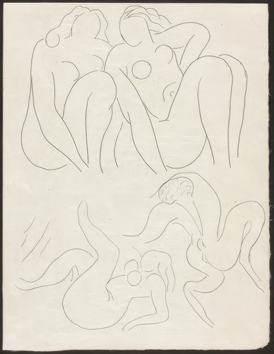 En faun på eftermiddagen, plansch femton ur Poesies de Mallarmé av Henri Matisse