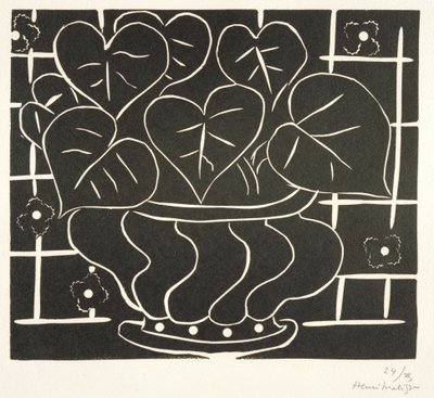 Skål med begonior I av Henri Matisse