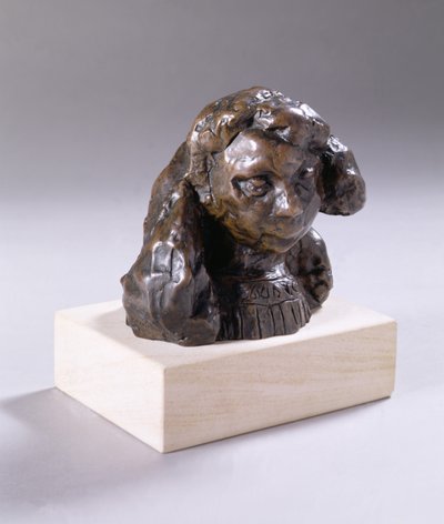 Byst av Fillette (Marguerite), ca 1905-06 (brons med brun patina) av Henri Matisse