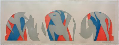 Dans, grå, blå, rosa av Henri Matisse