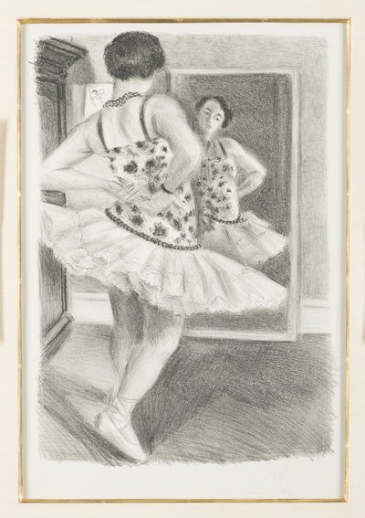 Dansare reflekterad i spegeln av Henri Matisse