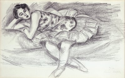 Dansare på soffa från Ten Dancers av Henri Matisse