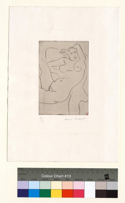 Sovande figur av Henri Matisse