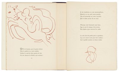 Ett urval av Ronsards Amours av Henri Matisse