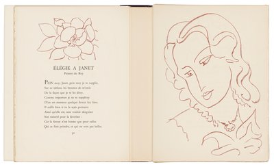 Ett urval av Ronsards Amours av Henri Matisse
