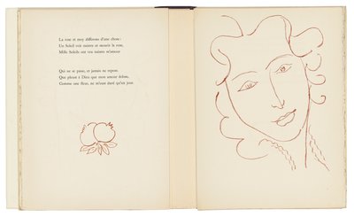 Ett urval av Ronsards Amours av Henri Matisse