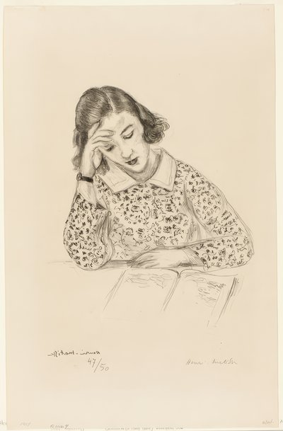 Flickor som läser av Henri Matisse