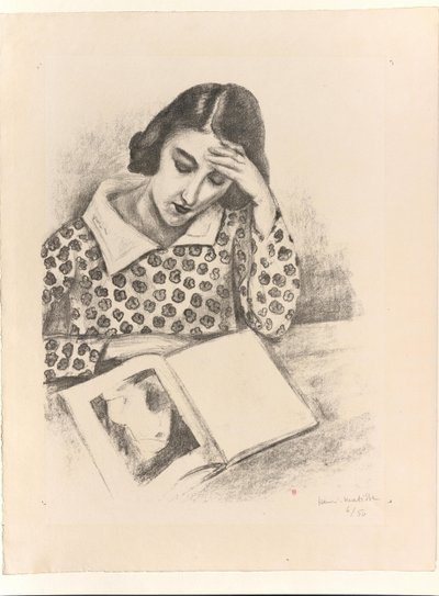 Stor läsande kvinna av Henri Matisse