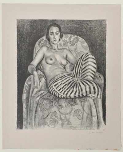 Stor odalisk i bayadèrebyxor av Henri Matisse
