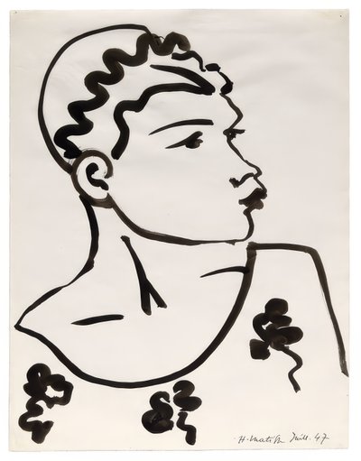 Huvud av Henri Matisse