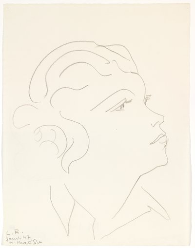 Chef för L.R. av Henri Matisse