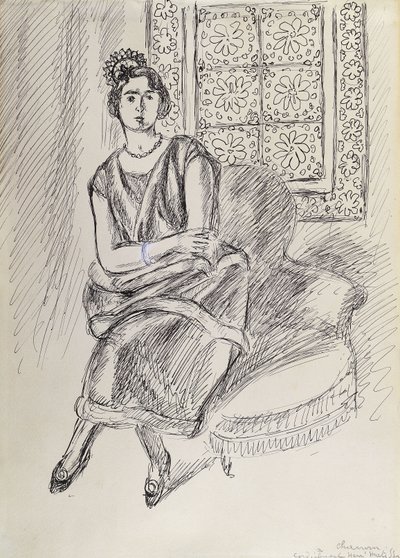 Henriette och Moucharabieh Fönster av Henri Matisse