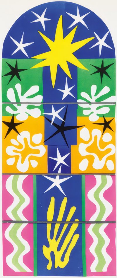 Sammanställning av åtta färglitografier av Henri Matisse