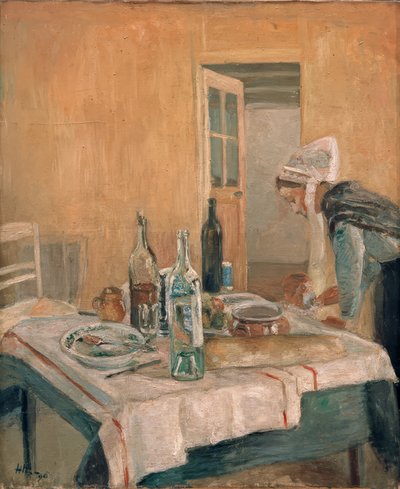 Den bretonska servitrisen av Henri Matisse