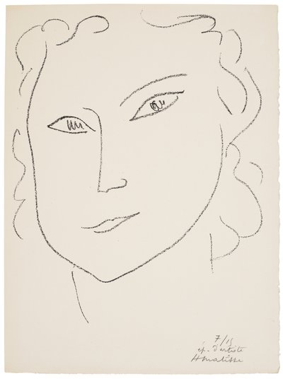 Marguerite II av Henri Matisse