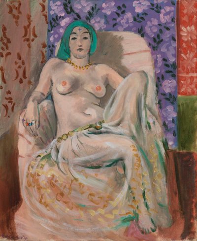 Moorish Woman (Det upphöjda knät) av Henri Matisse