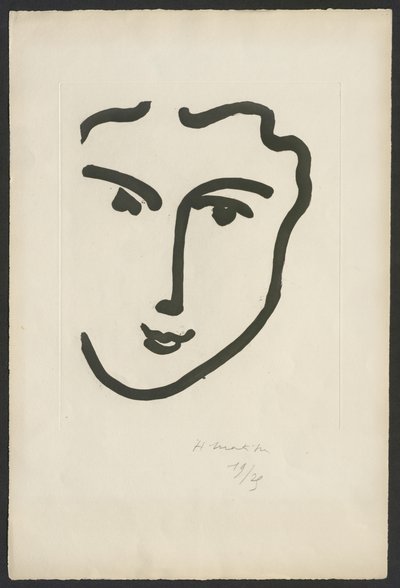 Nadia med det glada leendet av Henri Matisse