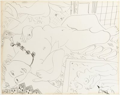 Naken i studion av Henri Matisse