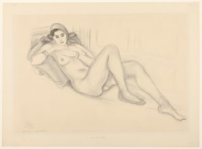Naken med turban av Henri Matisse