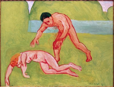 Nymf och satyr av Henri Matisse