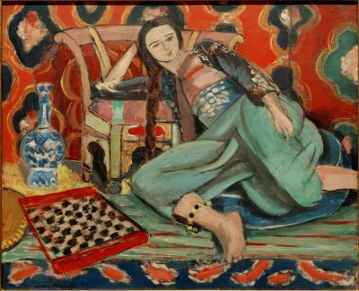 Odalisque i en turkisk fåtölj av Henri Matisse