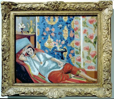 Odalisque i röda culottes av Henri Matisse