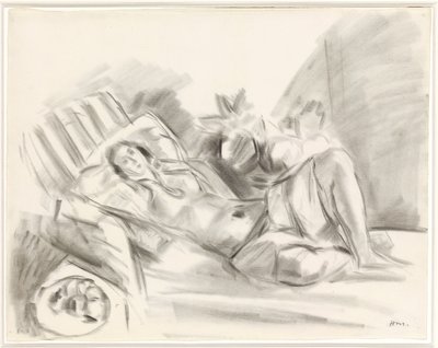 Odalisque med magnolior av Henri Matisse