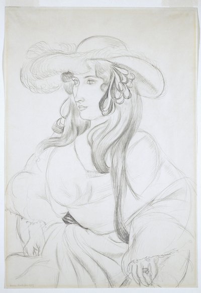 Hatt med fjäderdräkt av Henri Matisse