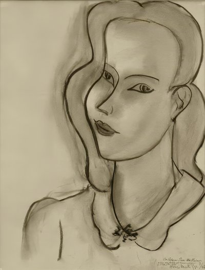 Porträtt av en kvinna av Henri Matisse