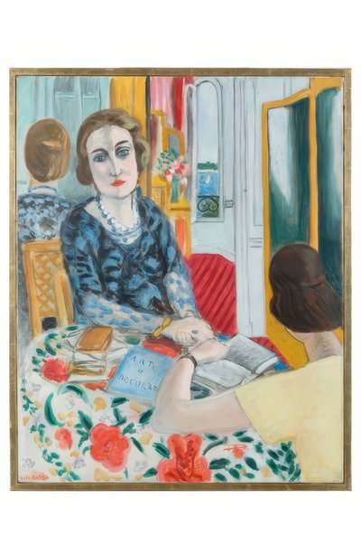 Porträtt av baronessan Gourgaud, född Eva Gebhardt av Henri Matisse