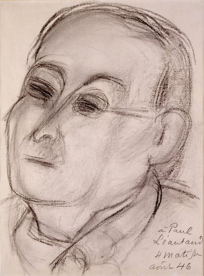 Porträtt av Paul Leautaud (1872-1956) av Henri Matisse