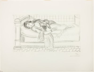 Liggande figur av Henri Matisse