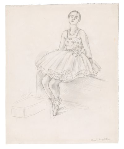 Sittande dansare av Henri Matisse