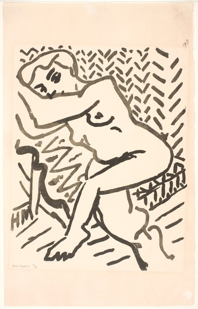 Sittande naken av Henri Matisse