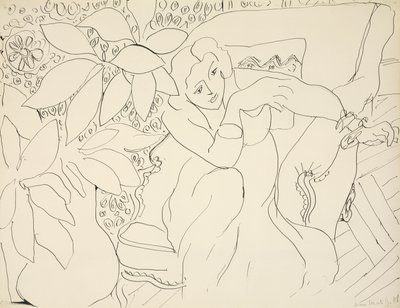 Sittande kvinna av Henri Matisse