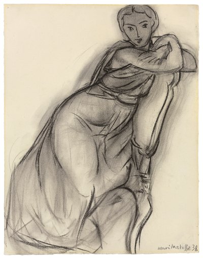 Sittande kvinna av Henri Matisse