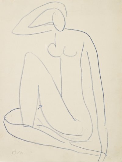 Sittande kvinnofigur av Henri Matisse