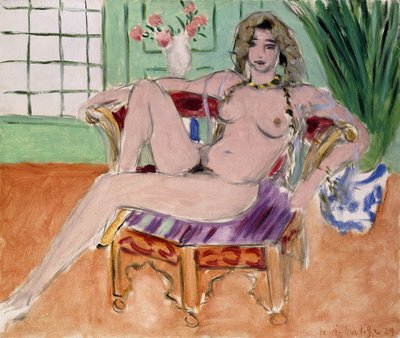 Sittande odalisque av Henri Matisse