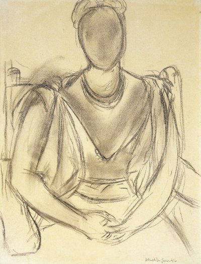 Sittande kvinna; Femme Assise av Henri Matisse