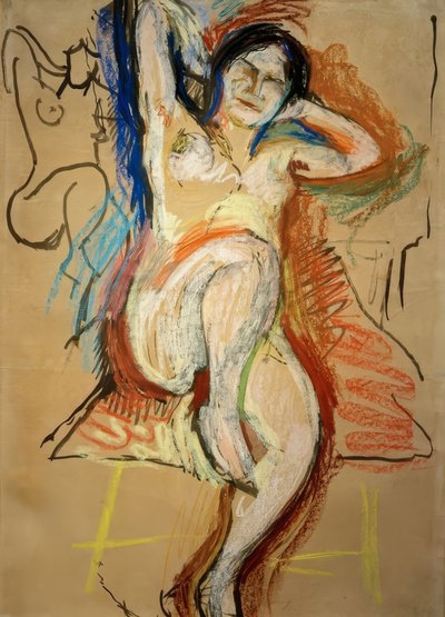 Sittande kvinna naken av Henri Matisse