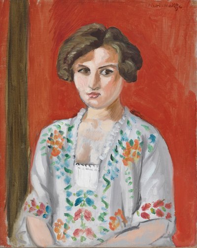 Den bulgariska blusen, ca 1920 (olja på duk) av Henri Matisse