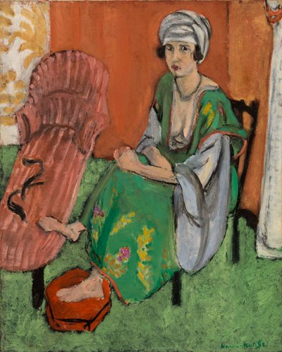 Den gröna klänningen (La Robe verte) av Henri Matisse