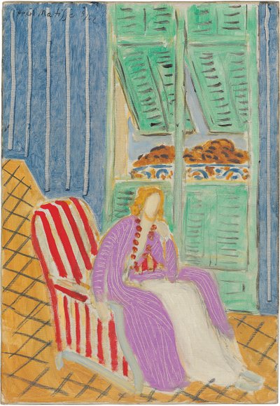 Den lila klänningen av Henri Matisse