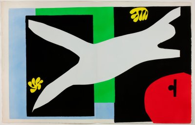 The Swimmer in the Tank, från Jazz av Henri Matisse