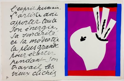 The Sword Swallower, från Jazz av Henri Matisse