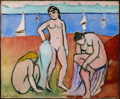 Tre badande av Henri Matisse