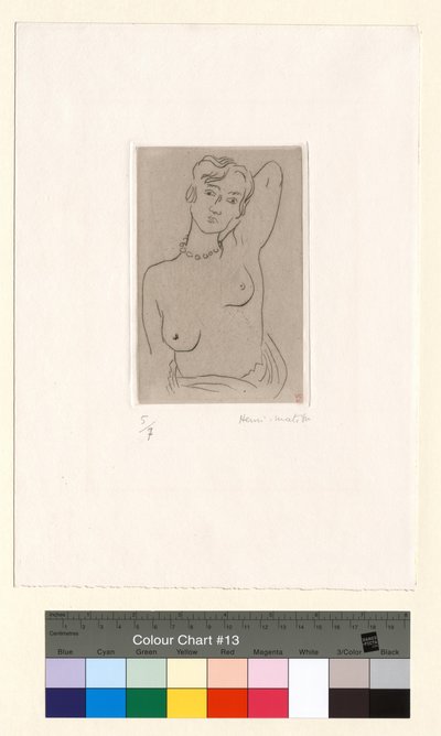 Torso, vänster arm bakom huvudet av Henri Matisse